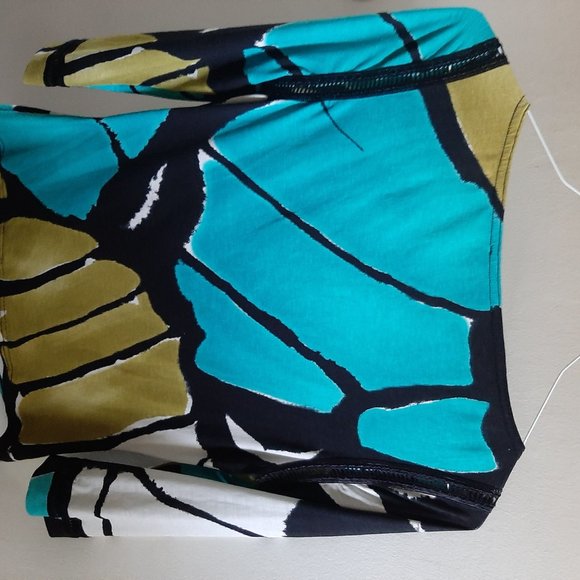 Joseph Ribkoff Blouse Black/Blue/Green/Cream Size8 - Picture 3 of 4